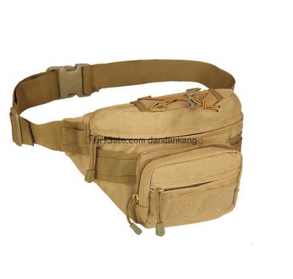 outdoor sports waist bag packs high-capacity canvas cycling running storage bags Casual waistpacks tactical molle pouch army hnuting waistbags