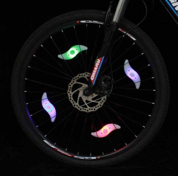 Raios de roda de bicicleta led Acessório de luz de bicicleta Lâmpada de raio de roda de led Cool Velo Luzes de roda de bicicleta Acessórios de ciclismo ao ar livre