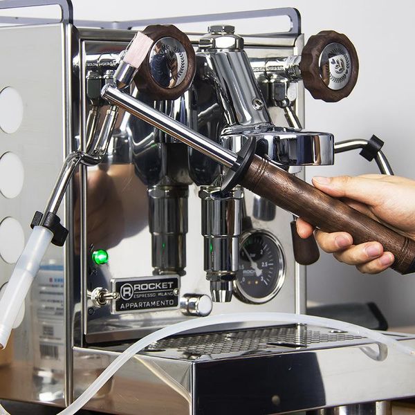 Moinhos de café hine tubo de vapor grupo cabeça escova limpa espresso criativo café hine escovas moedor café ferramentas limpeza barista