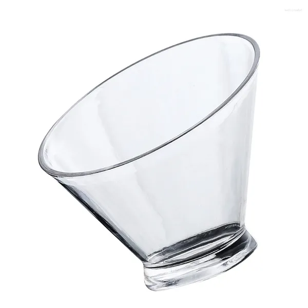 Set di stoviglie Tazza da budino Ciotola di loto Vasi trasparenti Fiori Noodle tirati a mano Contenitori in plastica