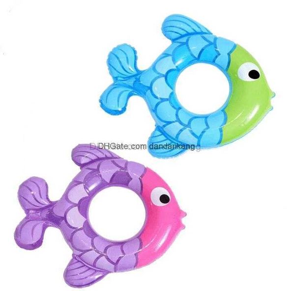 Anello da nuoto gonfiabile per bambini a forma di pesce Materassino ad aria Galleggianti Giocattolo Galleggianti per bambini Tubi per bambini Anelli da nuoto per bambini Galleggianti Accessori per piscina