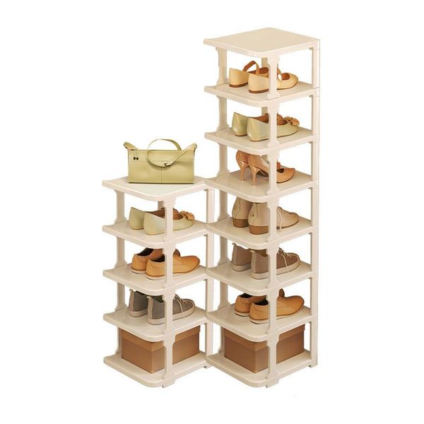 Lighters Shoe Rack Rack simples de armazenamento multicamada Sapatos econômicos prateleira para móveis de dormitório doméstico armários de sapatos removíveis