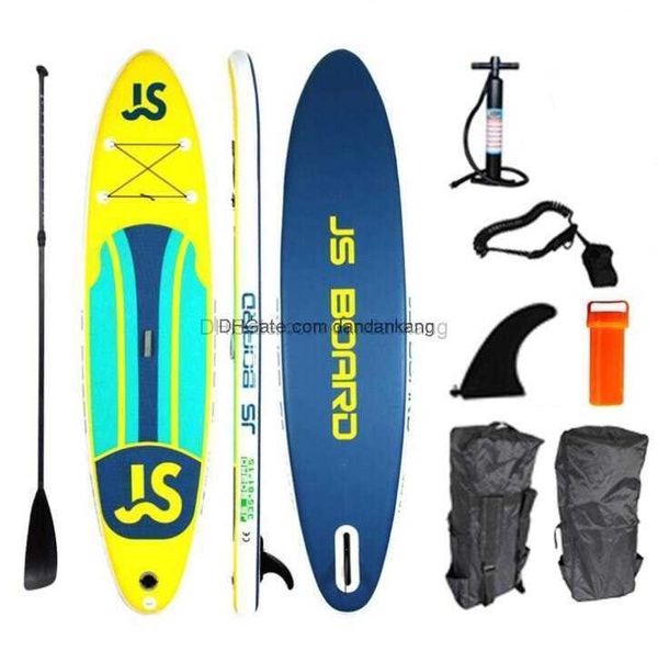 Prancha de surf inflável 335*81*15cm Stand up em pvc macio Stand Up Paddleboard SUP Paddle Board Kit Nadadeiras de surf Wakeboard pesca Caiaque Esportes aquáticos Exercício de ioga Pranchas de esqui