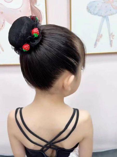Accessori per capelli 2023 Cartoon Children's Dancing Net Fashion Cute Coil Netting Creative Kids