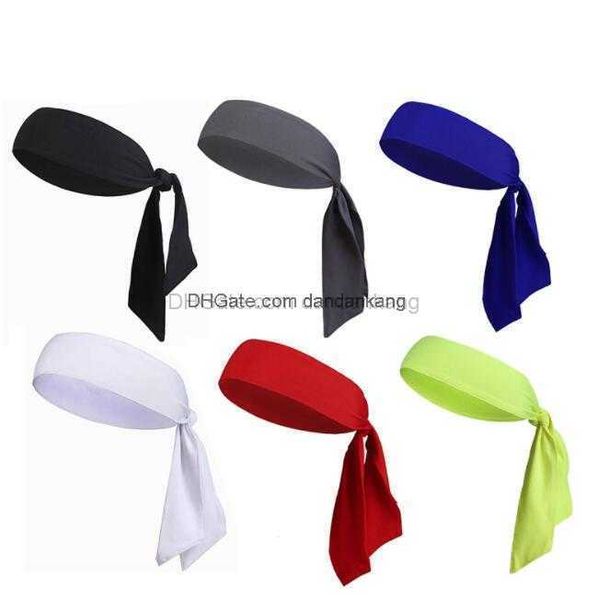 Женщины мужчины полосатые сплошной галстук спортивные повязки на голову не скользи