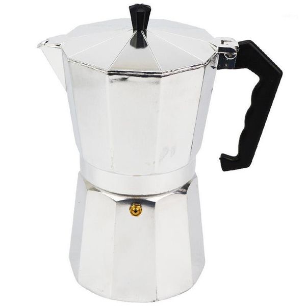 Kaffeemaschine Topf 3 6 9 12 Tassen Espressokanne Aluminium Moka Kaffeemaschine Moka Espresso Latte Perkolator Herd Top1235K