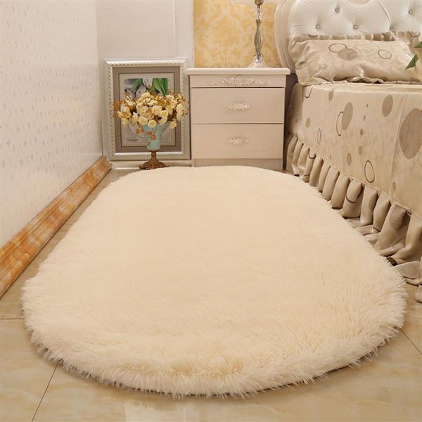Jia rui oval halı yatak halı modern minimalist yaşam sehpası yatak odası başucu halılar paspaslar oda dolu güzel shop251l