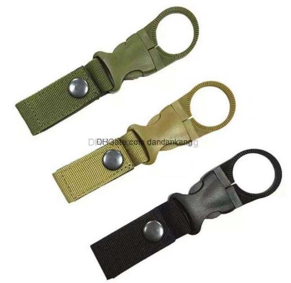 Im freien Wasser Flasche Schnalle Tasse Haken Halter Clip Flasche Aufhänger taktische Karabiner kook reise Werkzeug Camping Wandern Gadgets