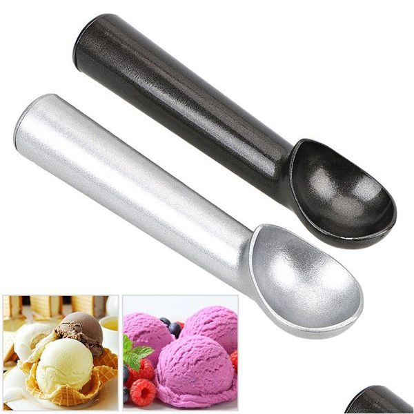 Utensili per gelato Cucchiaio in alluminio Paletta antiaderente Anti-Ze Lega di alluminio Creatore di sfere Frozen Yogurt Biscotto Impasto Drop Delivery Home Gard Dhbip