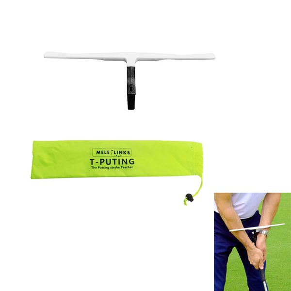 Altri prodotti per il golf Putting Trainer T Putting Exerciser Postura Ausili per l'allenamento Migliorano il tasso di penetrazione del foro dei putter 230721