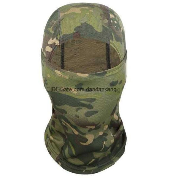 Camo Yüz Maskeleri Balaclava Davlumbazları Türban Maskesi Dış Mekan Bisiklet SPOR CAP UV Anti Motosiklet Anti Yüz Maskesi Açık Kamp Bisiklet Tırmanma