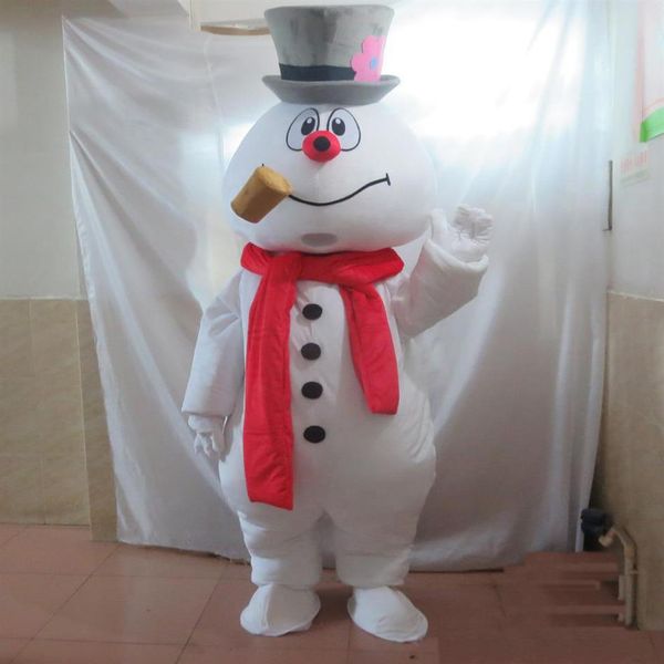 2018 das Schneemann-Maskottchenkostüm für Erwachsene Frosty das Schneemannkostüm237t