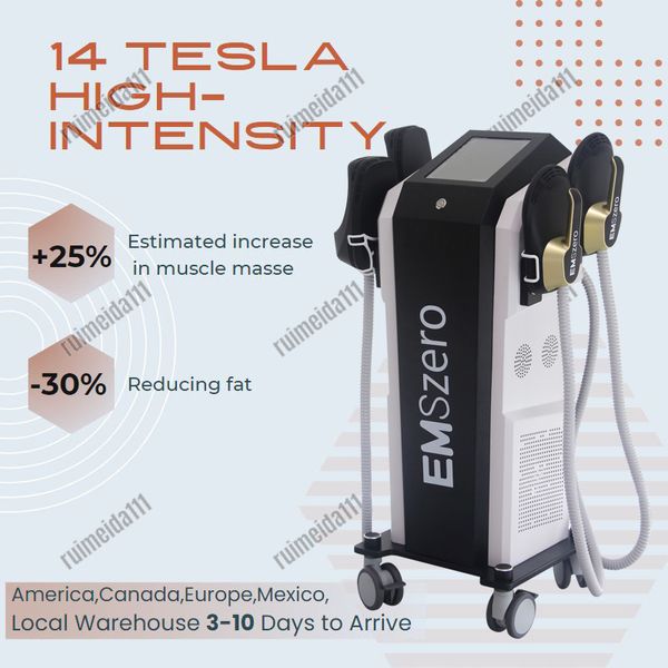 14 Tesla DLSEMSLIM Neo Hi-emt машина для стимуляции мышц для похудения EMSzero, уменьшающая жир тела, скульптура, салонный продукт