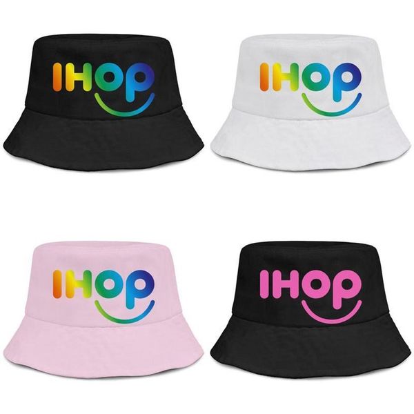 IHOP restaurante Orgulho gay arco-íris masculino e feminino chapéu de balde design legal seu próprio balde boné de beisebol câncer de mama rosa Ihop Restaur224W