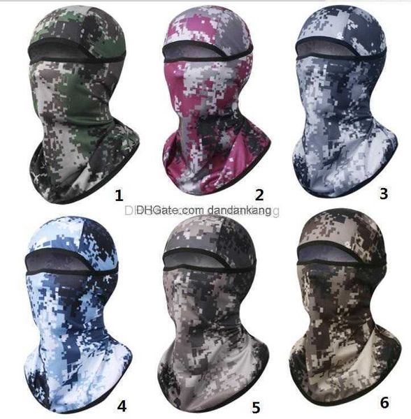 Bonés de capacete tático respiração ao ar livre balaclava à prova de poeira máscara facial camuflagem chapéu airsoft caça ciclismo motocicleta gorros boné capuz completo