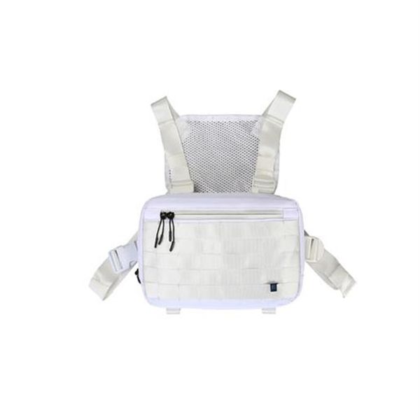 New Streetwear Chest Bag For Men Hip-Hop Vest Chest Rig Borse Fashion Tactical Strap Bag Maschile Square Vest Pack Kanye327B