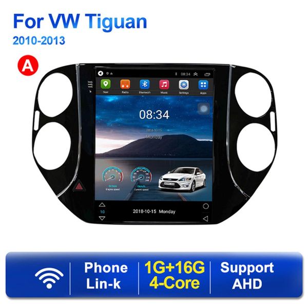 9-Zoll-Android-Auto-Videoradio für 2010 2011–2015 VW Volkswagen Tiguan Head Unit unterstützt Bluetooth WLAN Lenkradsteuerung2411