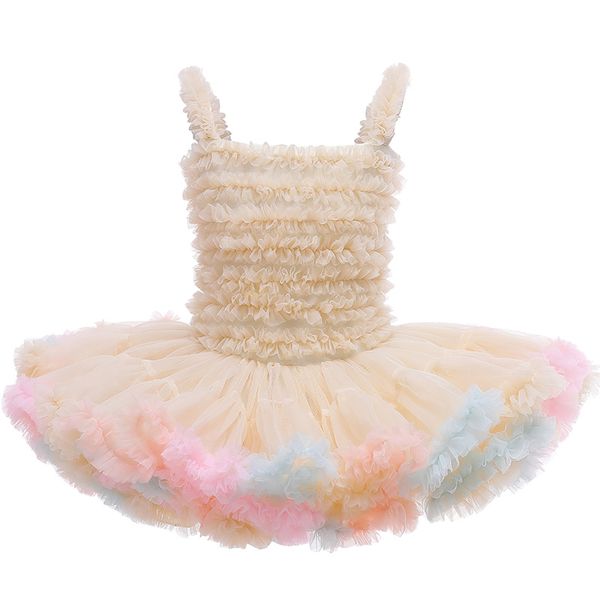 Novo bebê meninas saia tutu bailarina saia tutu fofo crianças saias de balé criança menina festa de aniversário princesa tule vestidos