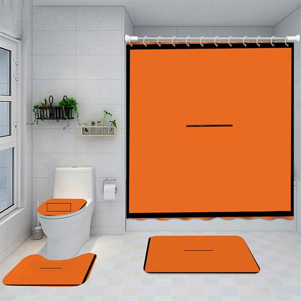 Cortinas de chuveiro à prova d'água com estampa animal el Bath Tapetes antiderrapantes Cortina de banho antiderrapante 262b