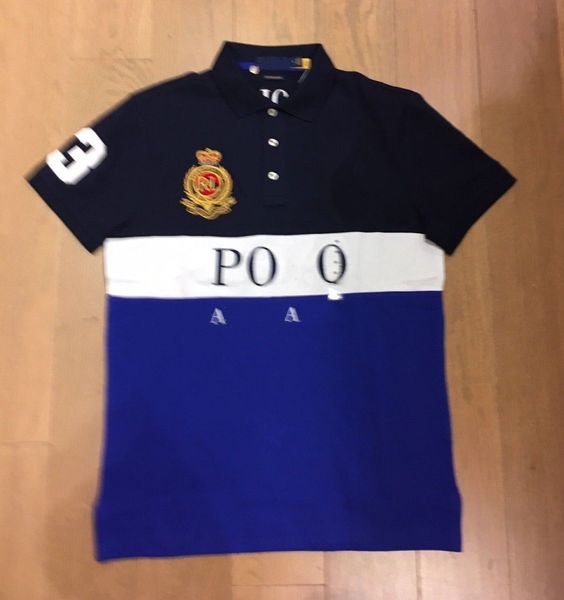 2023S di alta qualità all'ingrosso marchio di lusso abbigliamento polo camicia uomo manica corta T shirt ricamo Plus Size Londra New York Chicago Dubai S-5XL