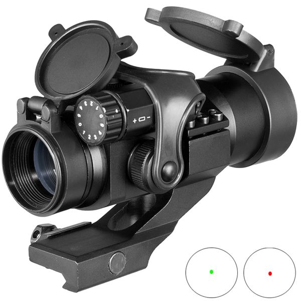 Red Green Dot Riflescopes 32mm M2 Avistamento Telescópio Tático Laser Gun Sight Scope para Picatinny Rail Rifle