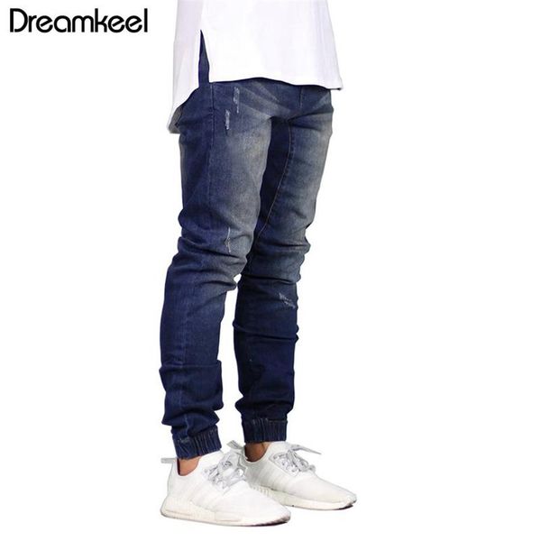 Мужские джинсы мода Hiphop Мужчины и женщины -байкер -пилот Skinny для мужских джинсовых брюк Jogger Jeans 2020 Fashion Y3426