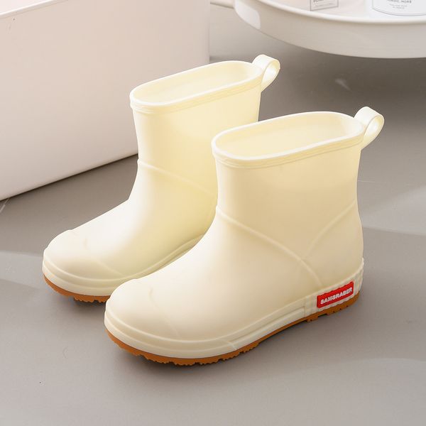 Regenstiefel Gummi Wasserstiefel Frühling Outdoor Fashion Freizeitschuh 2023 Winter verdicken Baumwolle Abdeckung Arbeit 230721