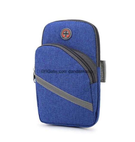 Saco para celular de corrida ao ar livre, universal para telefones celulares, braçadeira, bolso para celular à prova d'água, capa para academia, esportes, fitness, cinto de mão, bolsa.