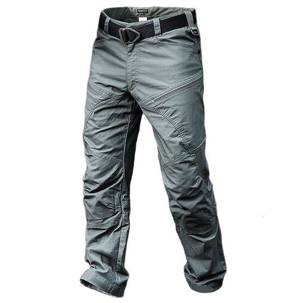 Calças Masculinas Masculinas Militares Tactical Cargo Preto Cáqui Army Combat Calças SWAT RipStop 230721