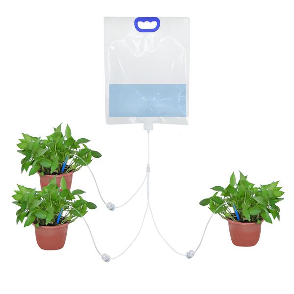 Equipamentos de Rega 3L35L5L Saco de Irrigação de Plantas Automático Ajustável Vasos de Jardim Gotejamento Agulha Dispositivo Água 230721