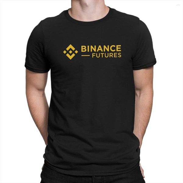 Camisetas masculinas Futures TShirt para roupas masculinas Binance Fashion Camisa de poliéster Homme