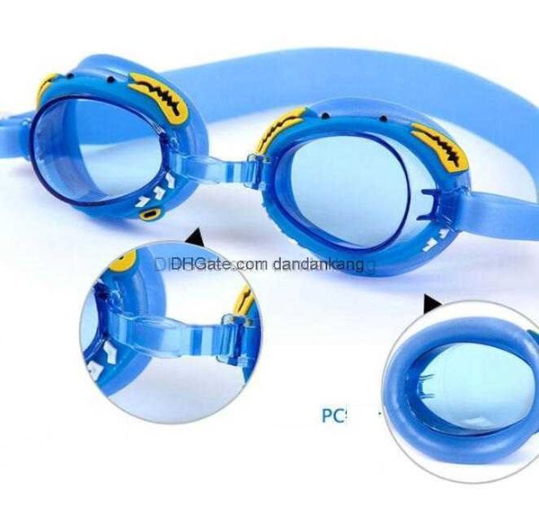 Occhialini da nuoto impermeabili antiappannamento per bambini per ragazzi e bambini Occhiali da sub Cartoon Patter con tappi per le orecchie Occhiali da nuoto in silicone Occhiali da vista