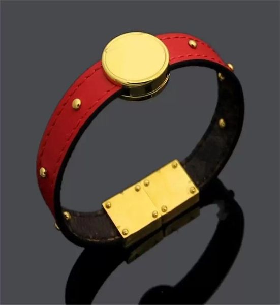 Designer-Lederarmband für Herren und Damen, Marken-Luxus-Armreif, Schmuck, Gold-Schloss-Armbänder, Herren-Anhänger, Tiger, weiblich, freie Größe, neue magnetische Schnalle aus goldenem Leder