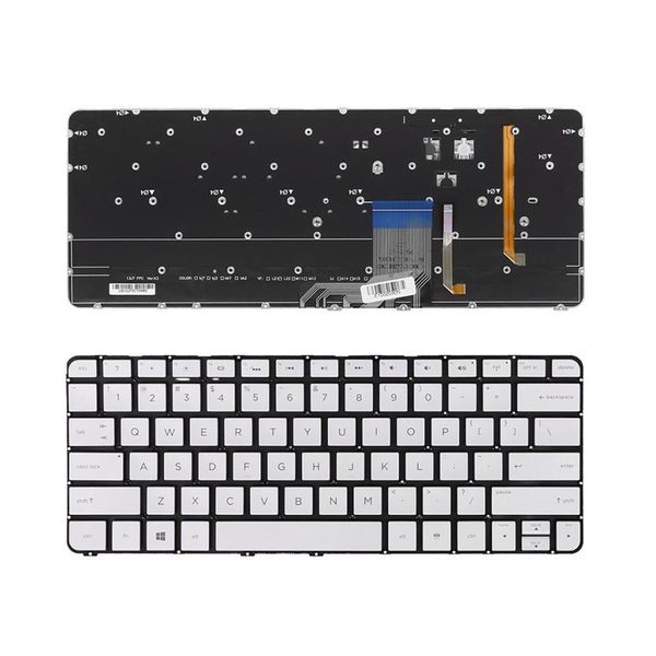 Новая клавиатура ноутбука для HP Spectre 13-3000 13T-3000 Series Backlit US Mayout Repair Keyboard2953