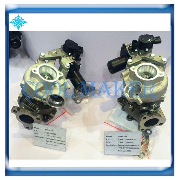 17208-51010 17208-51011 gemella la sovralimentazione per il motore D-40 V8278v di Toyota Land Cruiser 1VD-FTV