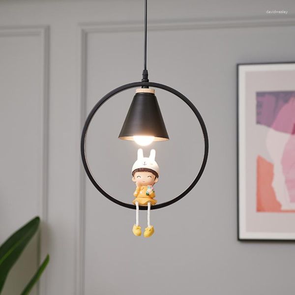 Kronleuchter Zimmer Dekor Led Kunst Kronleuchter Anhänger Lampe Licht Cartoon Charakter Hängen In Wohnzimmer Nacht Hause Dekoration