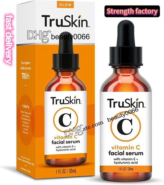 TruSkin Hochwertiges TruSkin Vita C. Die Außenverpackung verfügt über einen Versiegelungsfilm V C TruSkin C Serum Hautpflege-Gesichtsserum 30 ml/60 ml