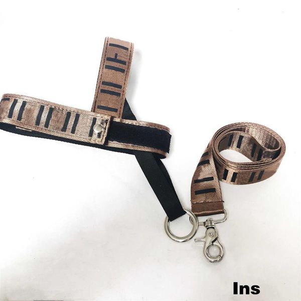 Guinzaglio per cani da compagnia Lettera Guinzaglio per cani di piccola taglia di lusso Set Pug Chihuahua Bulldog francese Cucciolo Vest Harness PCQ012 H0283V