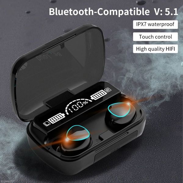 TWS Wireless Bluetooth Erhphone уменьшает шум водонепроницаемые наушники 12D Hifi Stereo Sportsephones для iPhone