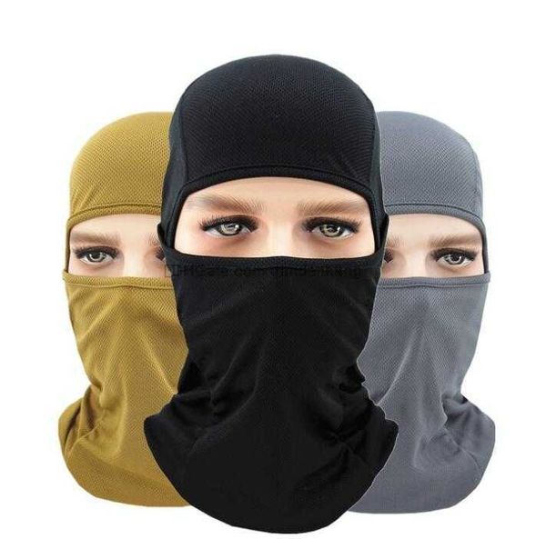 Máscaras militares táticas CS quentes de alta qualidade Breatble tecido legal balaclava chapéu à prova de vento poeira motocicleta ciclismo máscara facial completa