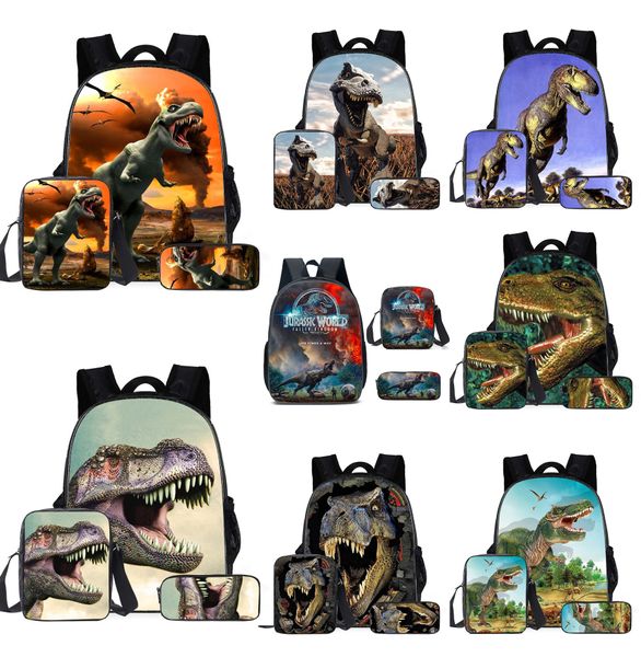 Toptan Jurassic World Çocuk Dinozor Backpack Anaokulu İlköğretim Okulu Sırt Çantası