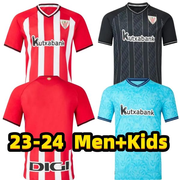 Bilbao Club 23 24 Fußballtrikots Athletic ADURIZ VENCEDOR WILLIAMS MUNIAIN I.MARTINEZ BERENGUER O.SANCET SIMON Torwart 2023 2024 Fußballtrikots