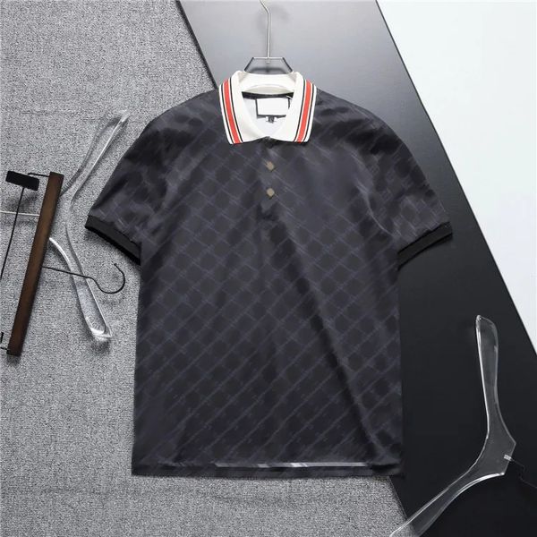 23ss Designer Camicie da uomo estive Polo di marca di lusso Business Casual tee Camicie stile Inghilterra Uomo Top Taglia asiatica M - XXXL