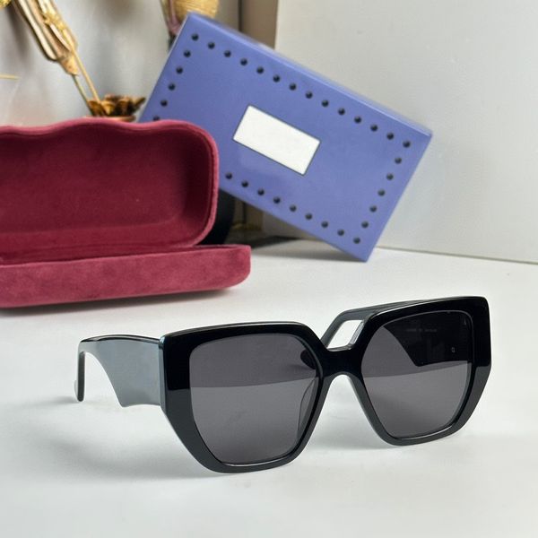 Модель дизайнер ретро солнцезащитные очки для мужчин и женщин Классическая двусторонняя рамка Черный белый леопардовый принт солнце