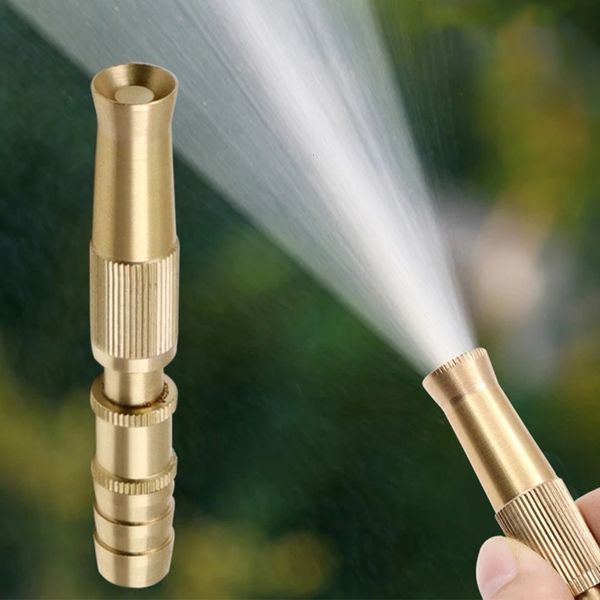 Attrezzature per l'irrigazione 14 Rondella ad alta pressione Doccia Lavaggio auto Pistola ad acqua Spazzola per uso domestico Ugello Tipo in linea Rame 230721