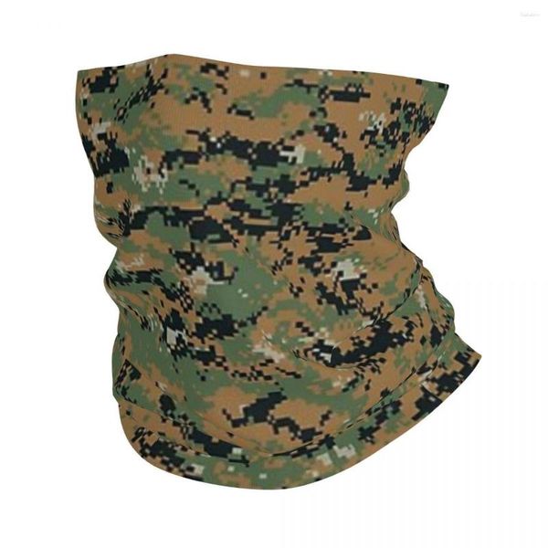 Cachecóis Marpat Woodland Camuflagem Bandana Pescoço Gaiter Impresso Militar Camuflado Enrole Cachecol Quente Ciclismo Para Homens Mulheres Adulto Inverno