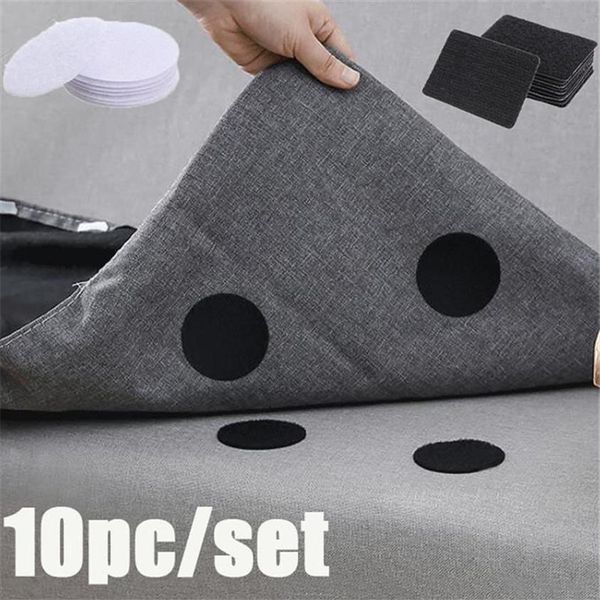 Abbigliamento Armadio Stoccaggio 10 pezzi Lenzuolo Porta materasso Cuscino del divano Coperte Fissaggio Patch universale antiscivolo Home Gripp285i