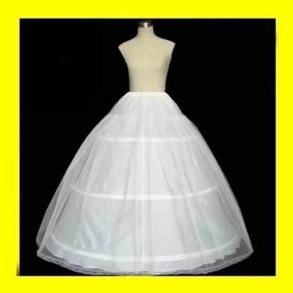 Свадебная юбка, продавая белые три обруча высокое качество в складе.