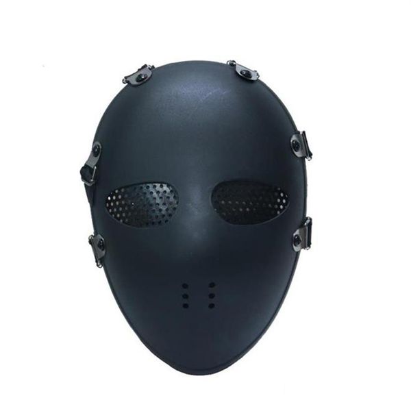 Multicam tático airsoft máscara de caveira paintball exército combate máscaras de paintball rosto completo jogo cs máscara tática protetora facial277q