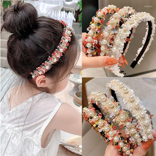 Acessórios de cabelo Moda Strass Pérola Hoop Antiderrapante Dentes Ondulados Preto Pente Faixas de Flores Franja Ferramenta de Penteado Para Mulheres Meninas